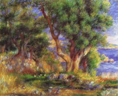 Pierre Renoir Landscape on the Coast near Menton china oil painting image